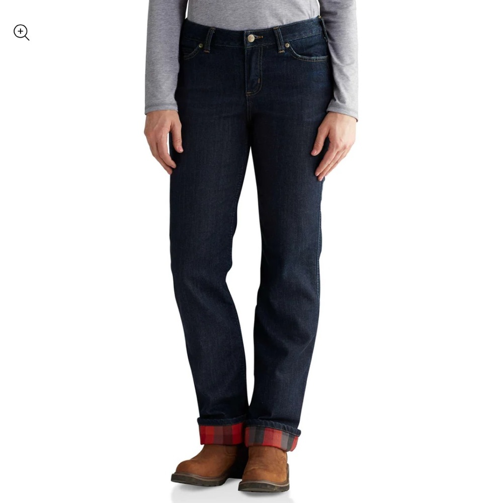 Carhartt Blaine Flannel Lined Straight Leg Jean